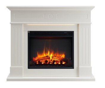 electric fireplace in white colour LEANDROS RICHEN